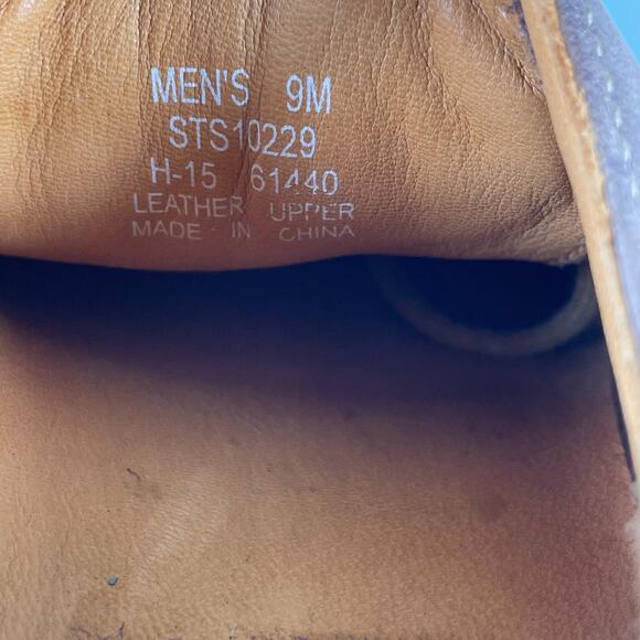 Sperry Top Sider Gold Cup Bellingham Men\'s 9 M Brown Leather Derby Shoe Cap Toe main image 7